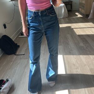 Abercrombie and Fitch curve high waist flare jeans